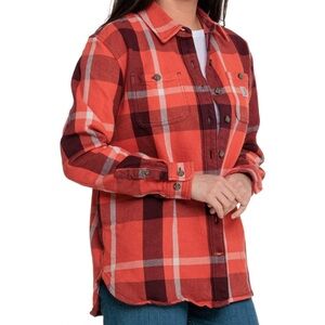 Women’s Carhartt Heavyweight Twill Plaid Shirt Jacket